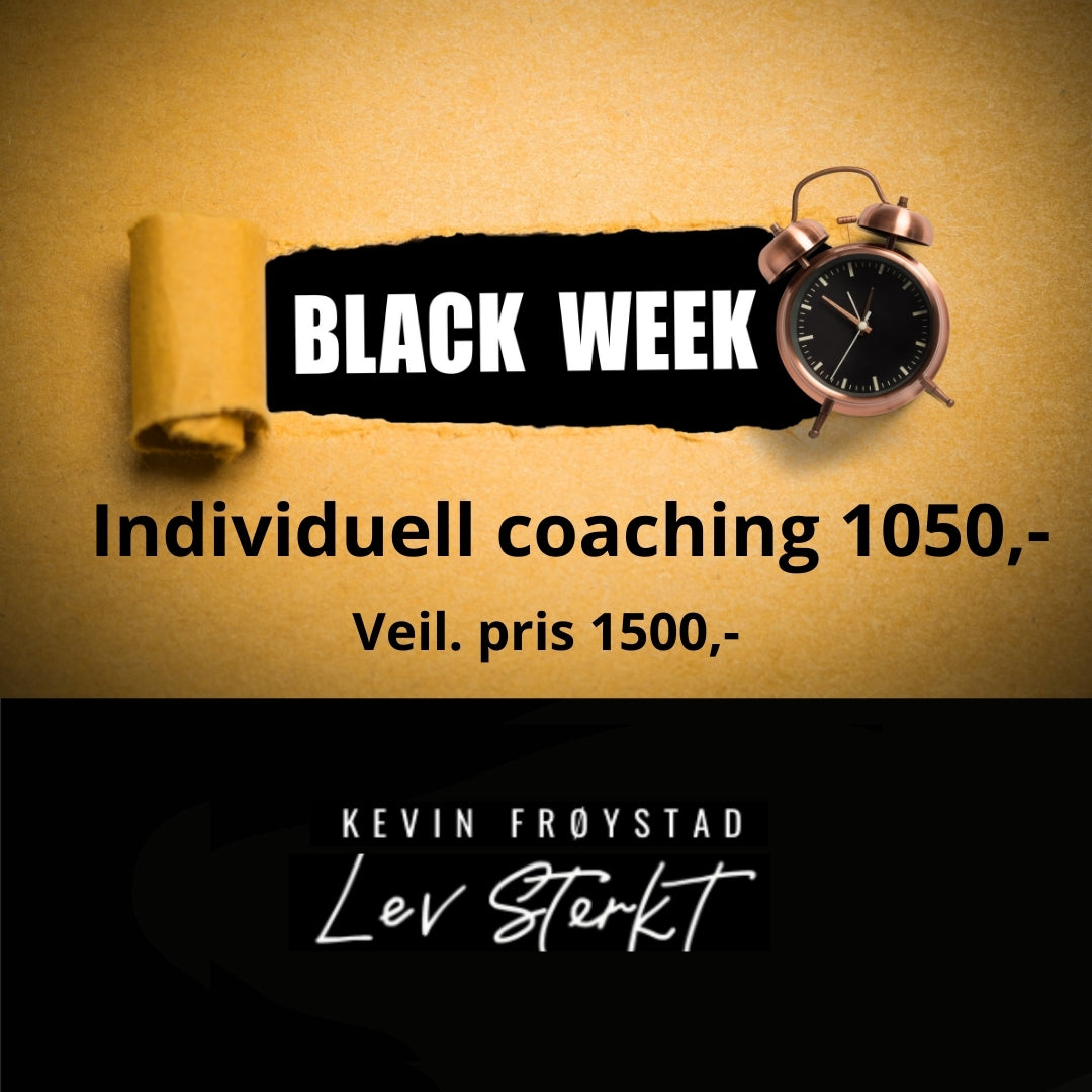 BLACK WEEK TILBUD! Individuell coaching