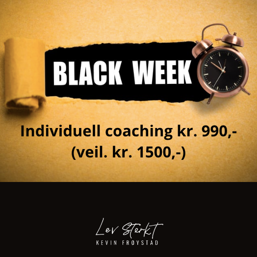 BLACK WEEK TILBUD! Individuell coaching